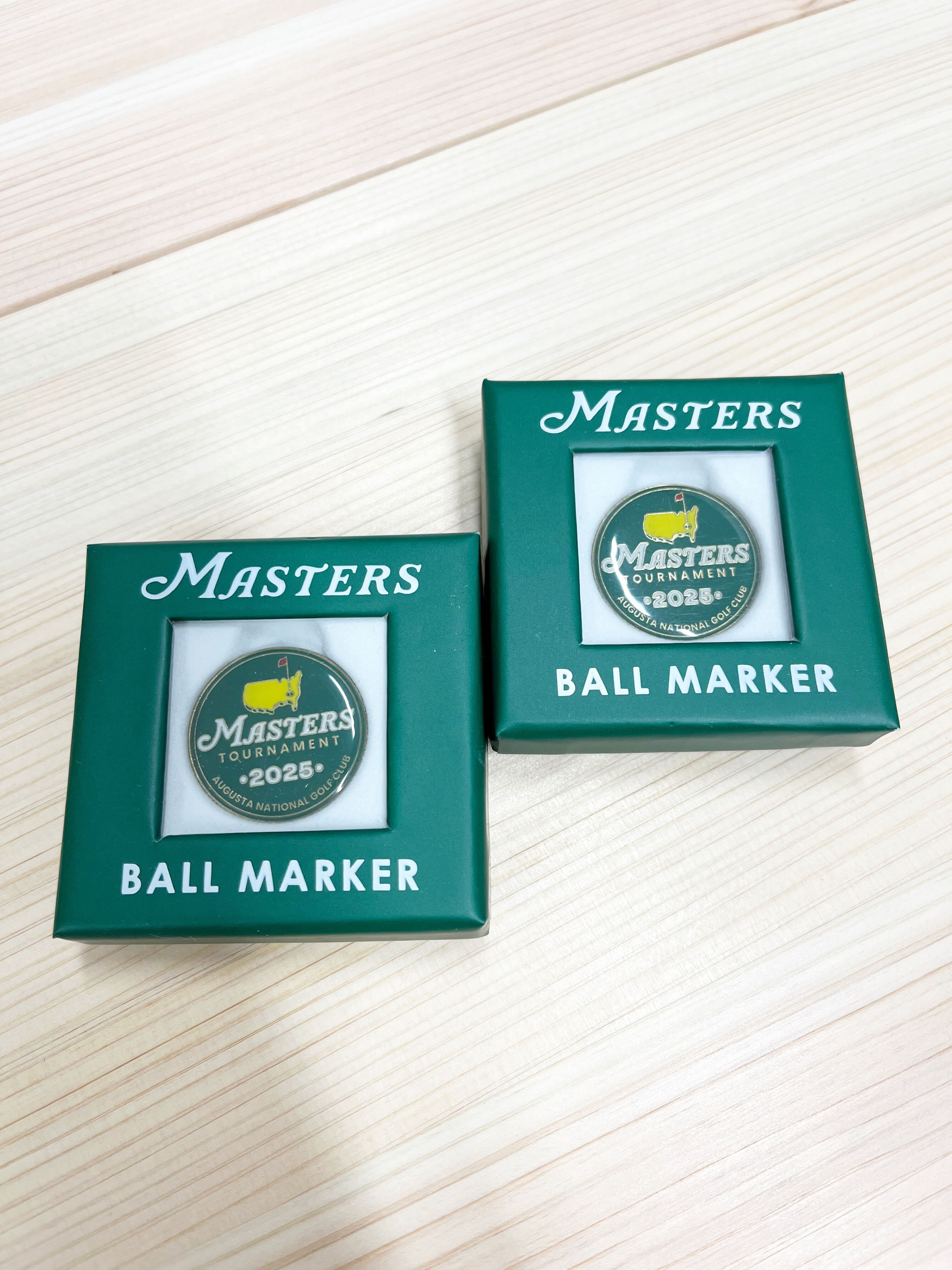 21・23・25年 マスターズ ゴルフボールマーカーセット